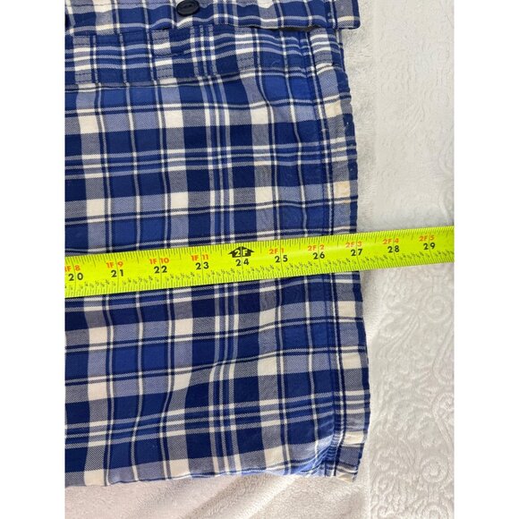 L.L. Bean Blue Plaid Button-Up Flannel Fleece Lined Jacket - Picture 5 of 10